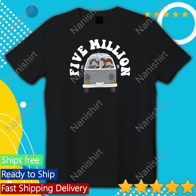 Official Sturniolo Clothing Merch Let's Trip 5 Million Arch Shirt