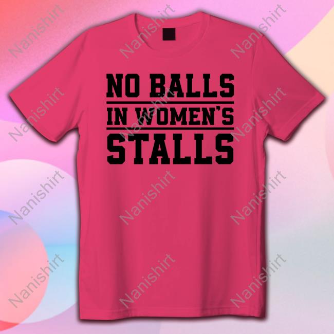 No Balls In Women's Stalls Hoodie