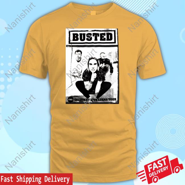 Official Busted 2023 Tour Greatest Hits Arena Tour Shirt