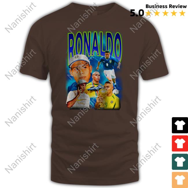 Official Vinícius Júnior Wearing Ronaldo Fenomeno Tee Shirt