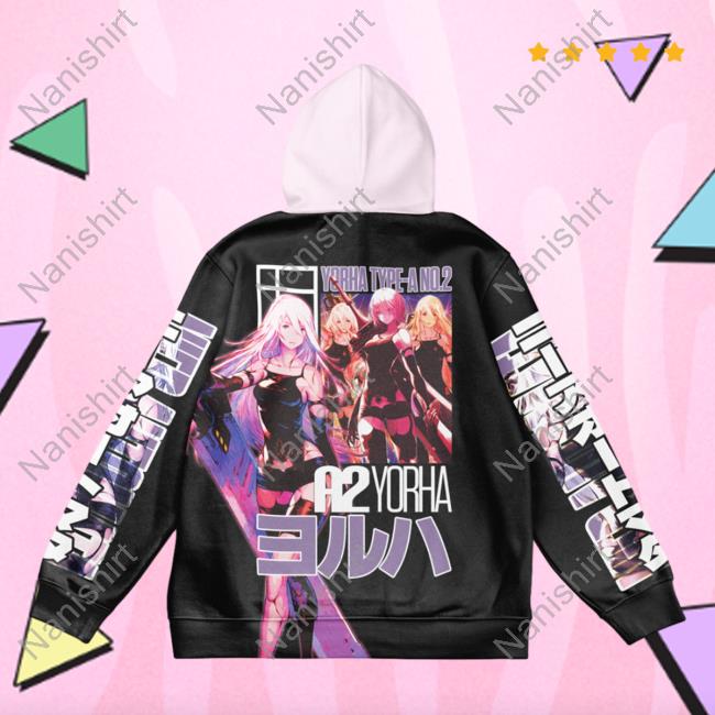 Official Anime Ape Clothing A2 Nier Automata Streetwear Hoodies Animeape