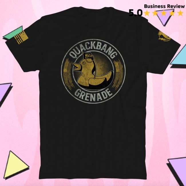 Official The Fat Electrician Merch Bunker Branding The Fat Electrician Quackbang Grenade Shirt New Black BunkerBranding