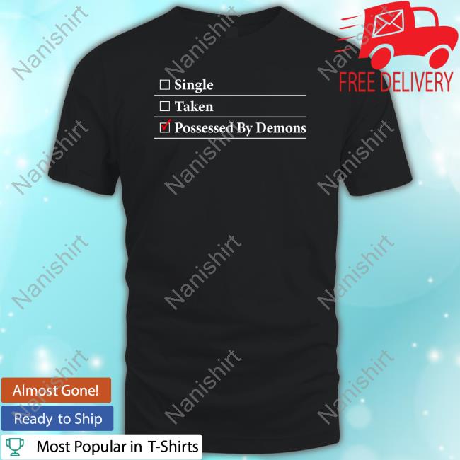Official Larian Studios Merch Possessed By Demons Tee Single Taken Possessed By Demons