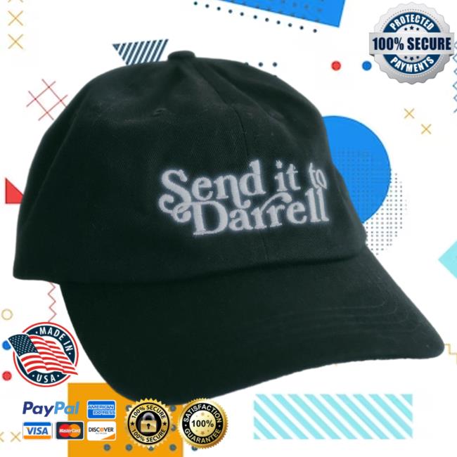Official Send It To Darrell Merch Lala Kent Send It To Darrell Black Dad Hat