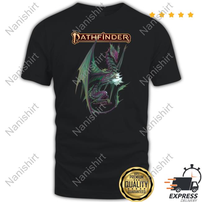 Paizo Pegasus Publishing Merch Mirage Dragon Pathfinder Long Sleeve Tee