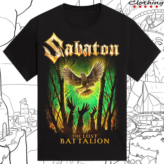 Official Sabaton Merch Store Sabaton The Lost Battalion Shirt New Sabaton Shop