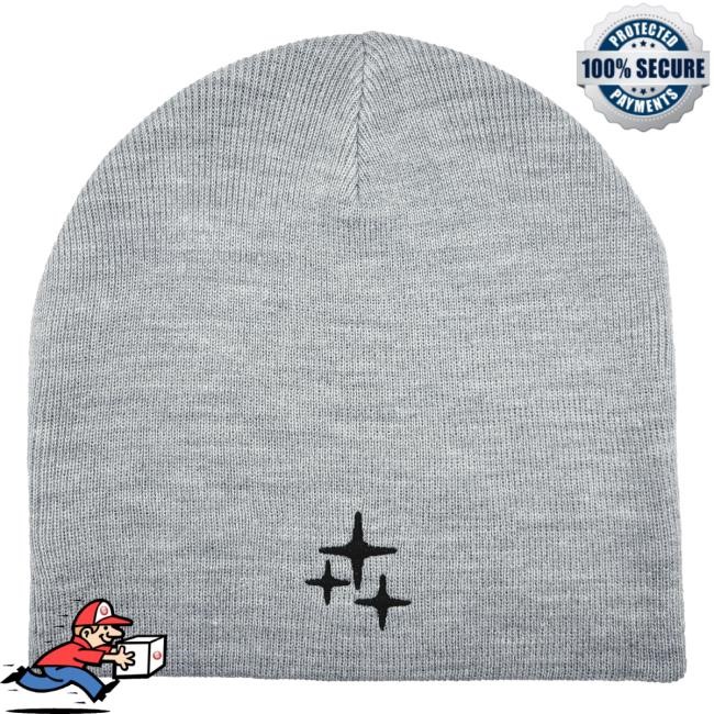 Drama Call Black 3Sta Skully Beanie