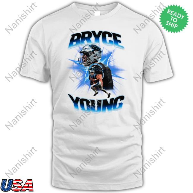 Bryce Young Tee Shirt Carolina Panthers Carolina Panthers Bryce Young Shirts