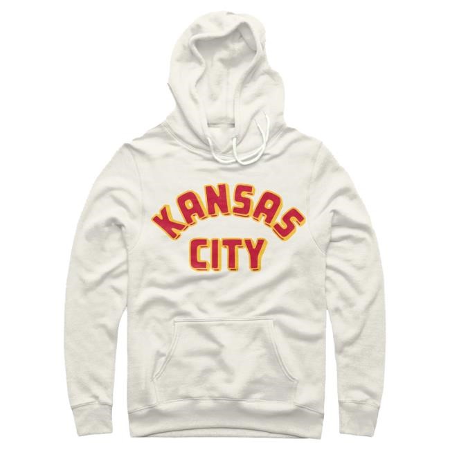 KC Red & Gold Arch Hooded Sweatshirt Charlie Hustle Merch Store Official