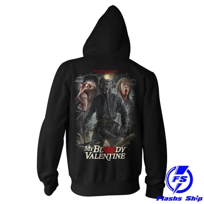 Official Gutter Garbs My Bloody Valentine: Cancel the Dance - Zip Popover Hoodie