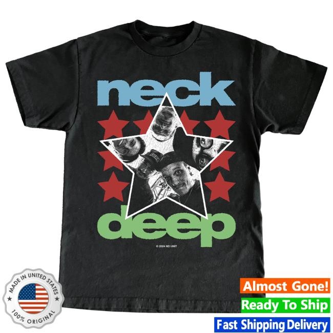 Official Neck Deep Merch Store Star Portrait Shirt