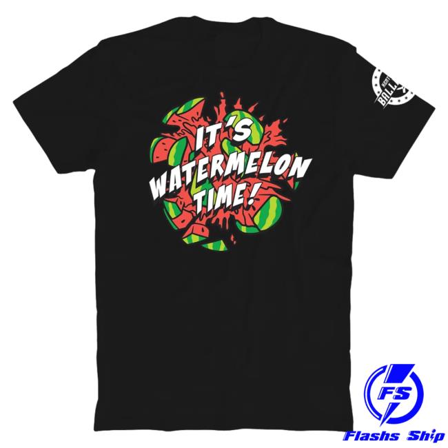 Official Kentucky Ballistics Merch Bunker Branding Kentucky Ballistics It's Watermelon Time Tees Black BunkerBranding KentuckyBallistics