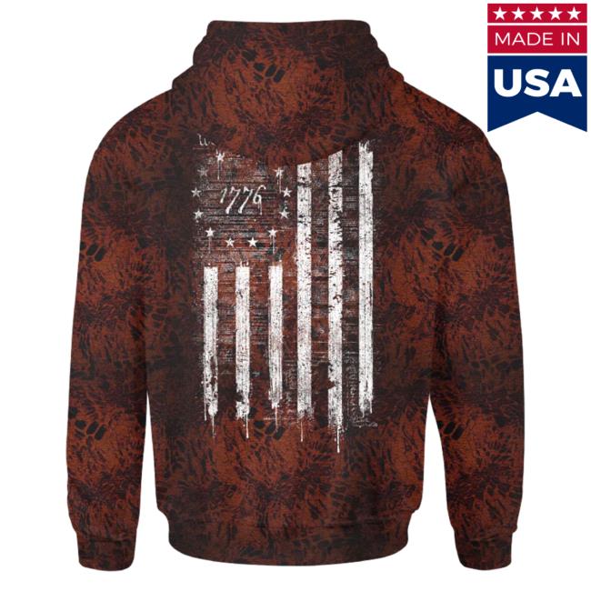 Official Howitzer Clothing 1776 We The People Hoodie Heather Grey Multi