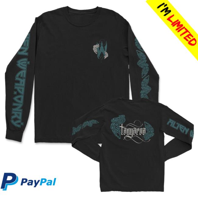 Official Kings Road Merch Store Alien Weaponry Tangaroa Eel Long Sleeve New Shirt (Black) Kings Road Shop