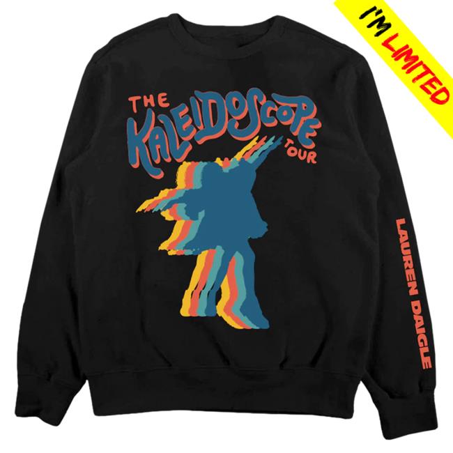 Official Lauren Daigle Merch Store Shop LaurenDaigle Kaleidoscope Tour Black Pullover Sweatshirt