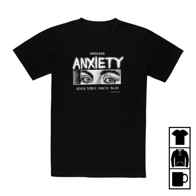 Endless Anxiety Tee Shirt Viagra Boys Band Merch