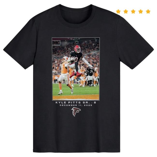 Atlanta Falcons Kyle Pitts Sr. Black Nfl Flash Features Week 15 Tshirt | Official NFL Shop