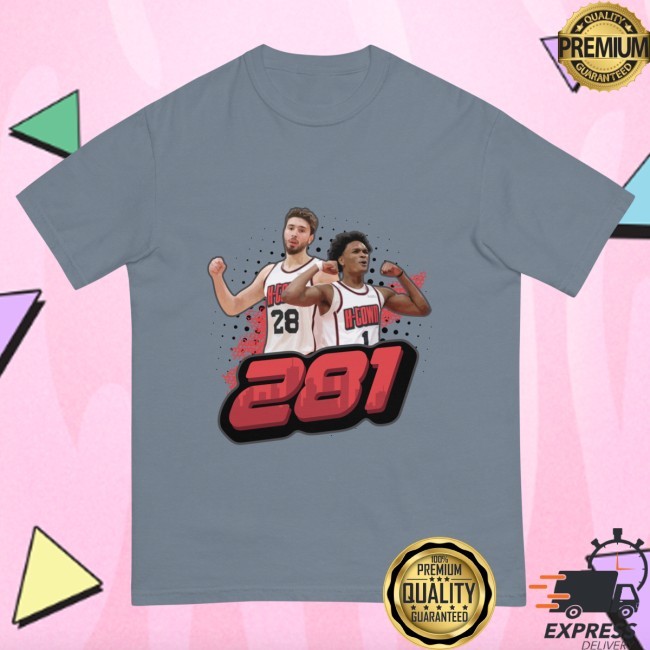 Houstonstressans Alperen Sengun & Amen Thompson 281 Tee Tee Houstonstressans Alperen Sengun & Amen Thompson 281 Tee Tee Shirt