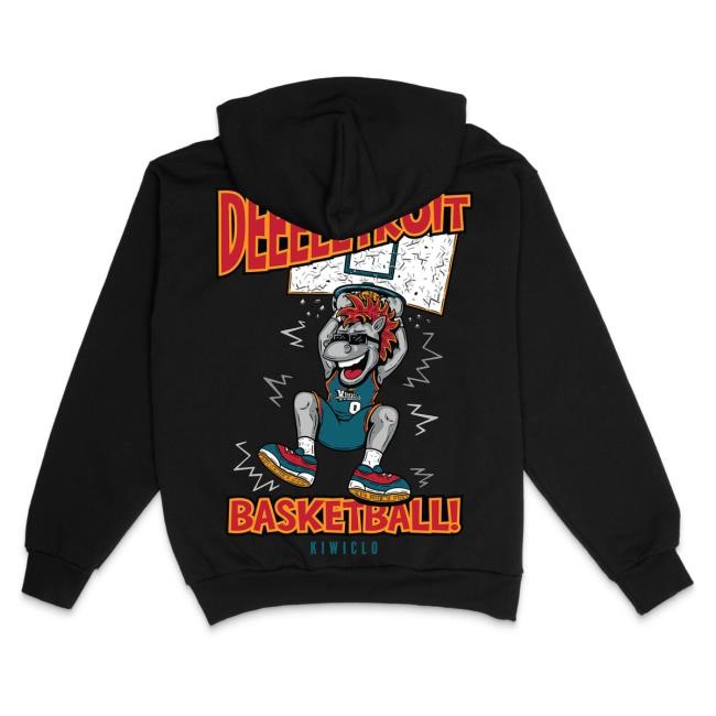 Official Kiwiclo Merch Store Kiwiclo Deeeetroit Basketball Hoody Off White