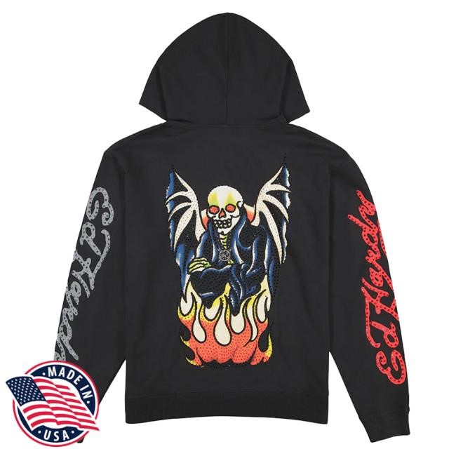 Official Ken Carson Merch Store Shop Ken Carson Xman Black Zip Hooded Sweatshirt KenCarson