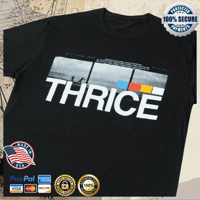 Official Thrice Merch Thrice All The World Is Mad Shirt