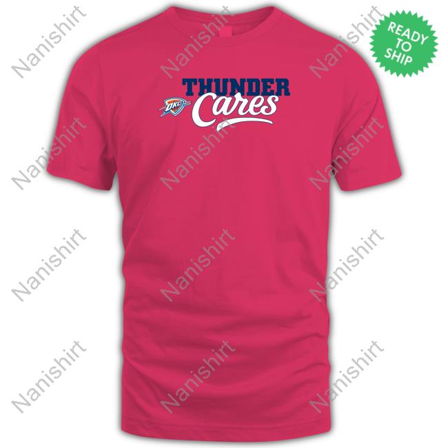 Okc Thunder Cares Long Sleeve T Shirt