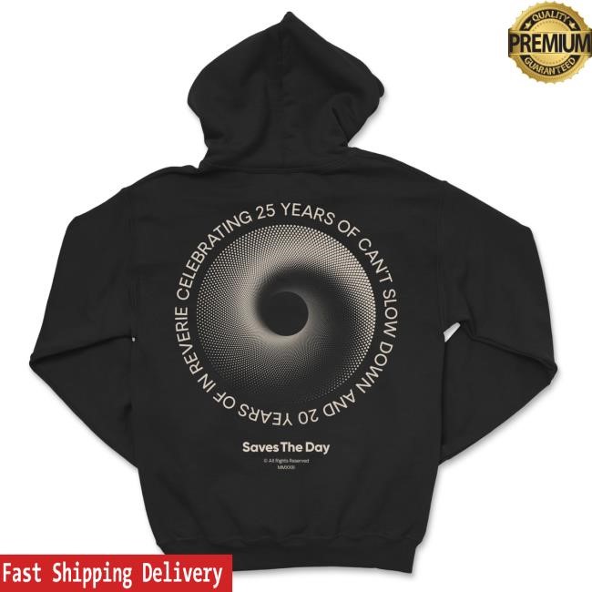 Official Saves The Day Merch Saves The Day 25 Years Popover Hoodie