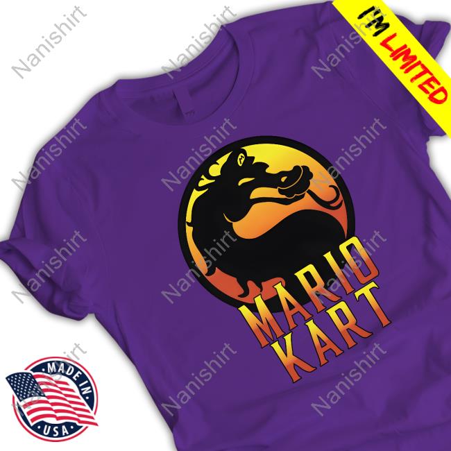 Official The Hard Shoppes Mario Kart Kombat Tee Shirt