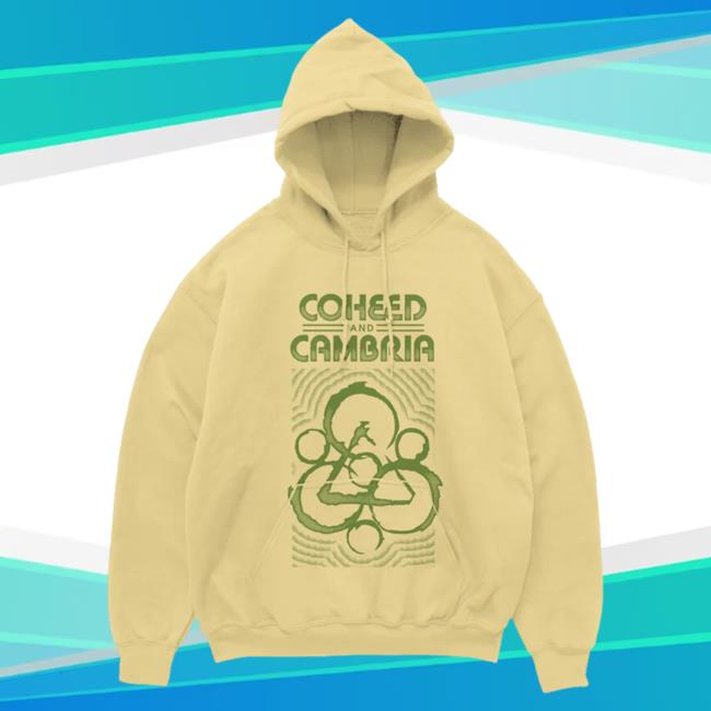 Official Coheed And Cambria Merch Keywork Logo Hooded Sweatshirt