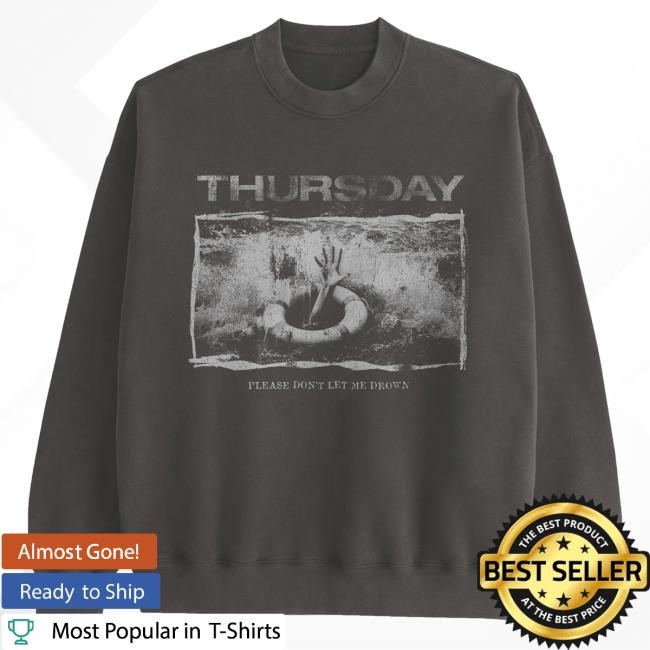 Official Thursday Band Workforce Drowning Crewneck Thursday Merch