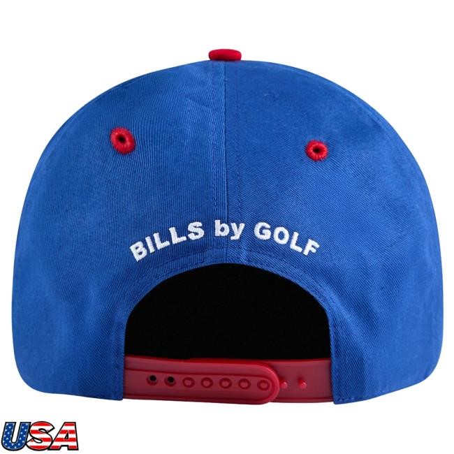Official Golf Wang Merch Bills Script Snapback Blue Hat by Golf Wang x NFL