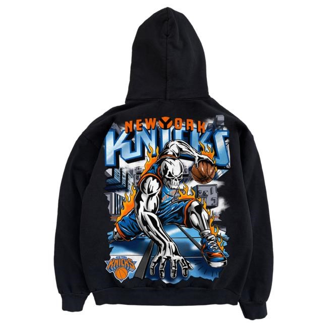 Knicks Sky High Attractive Hoodie - Black | Warren Lotas Official NBA