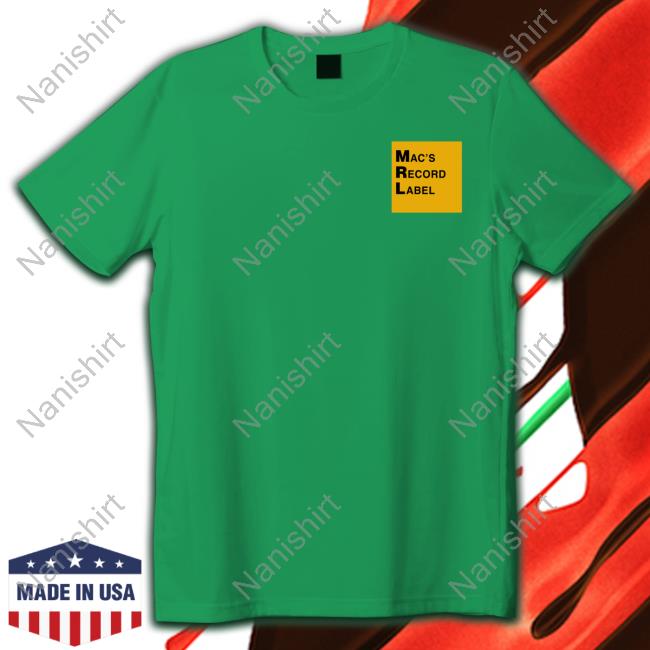 Mac's Record Label Logo Shirt