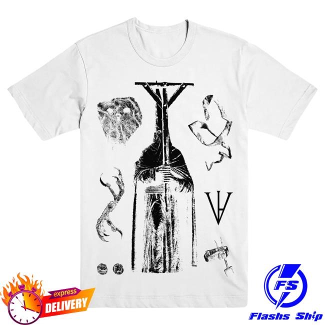 Archive Branca Graphic White T Shirt By Amenra