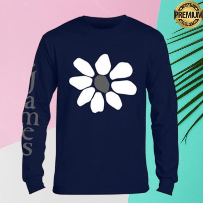 James Official Store Merch Album Flower Vintage Long Sleeve Shirt