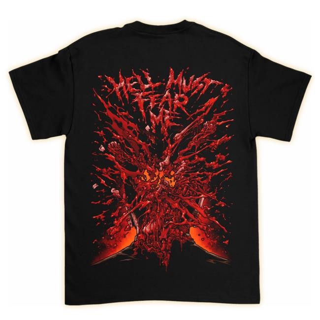 Official Indie Merch Store Signs Of The Swarm HELLMUSTFEARME Tshirt IndieMerchStore
