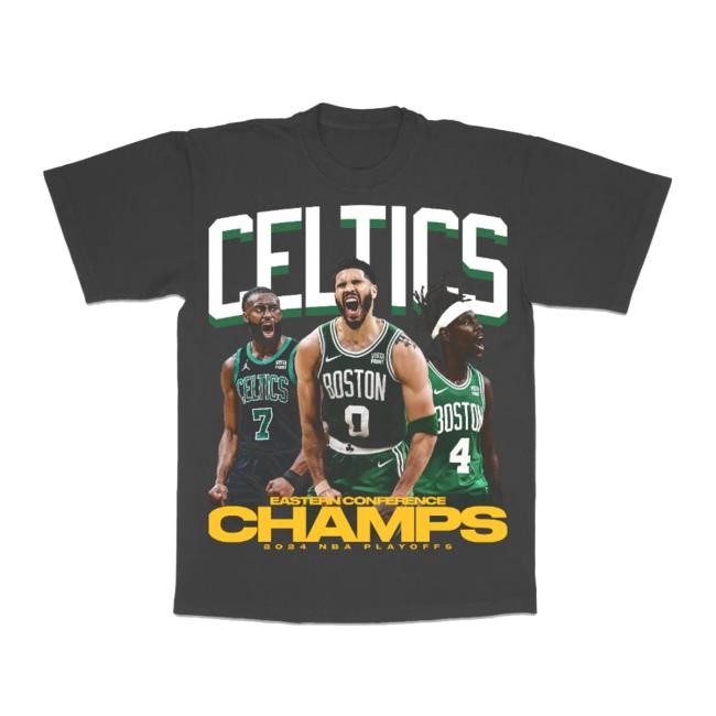 Gio Made It Shop Boston Celtics 2024 ECF Champ New Tee Rcollabshop