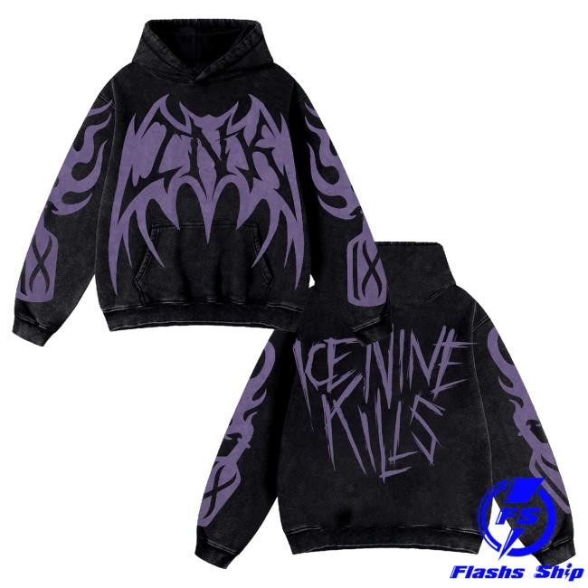 Official Ice Nine Kills Merch Store Molotov Cut and Sew Hoody Ice Nine Kills Clothing Shop Ink Merch IceNineKills