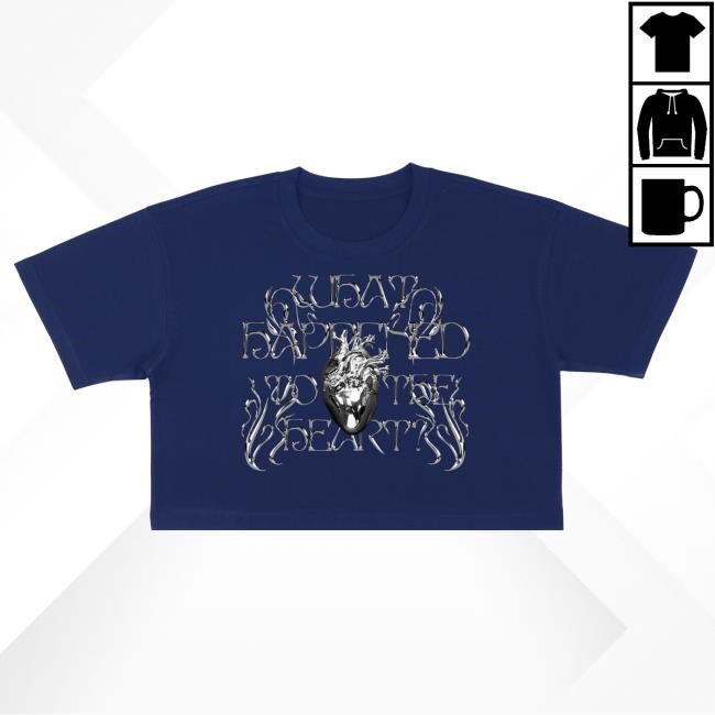 What Happened To The Heart? Cropped Shirts - Aurora | Store Merch