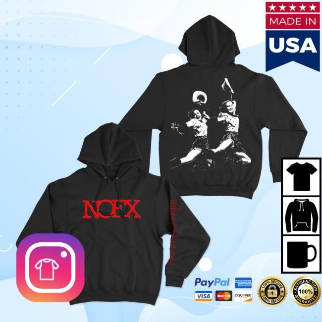 Nofx Merch Jumping Girls Hooded Sweatshirt