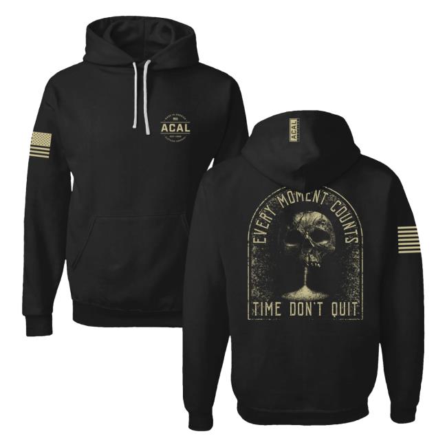 Official Acal Clothing Shop Merch Time Don't Quit Crew neck Sweatshirt