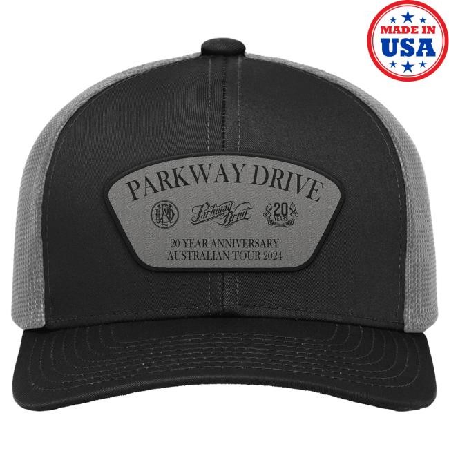 Official Parkway Drive Merch Store Shop Parkway Drive 20 Year Anniversary Trucker Cap ParkwayDrive