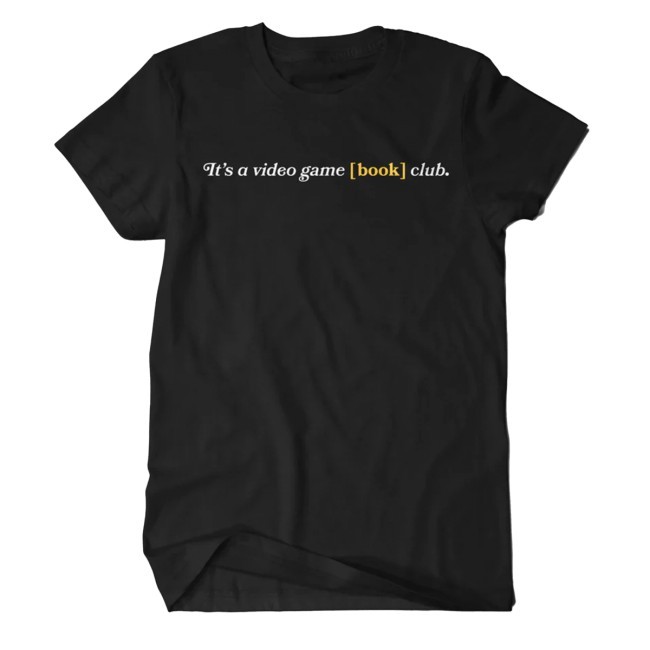 Official Besties - A Video Game [Book] Club Tee Shirt - Mcelroy Merch