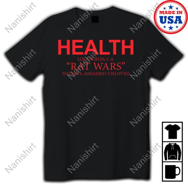 Health Merch Health Sicko Black Tee