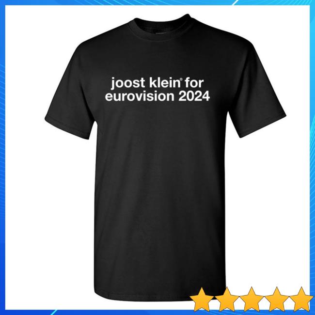 Official Joost Klein For Eurovision 2024 T Shirts