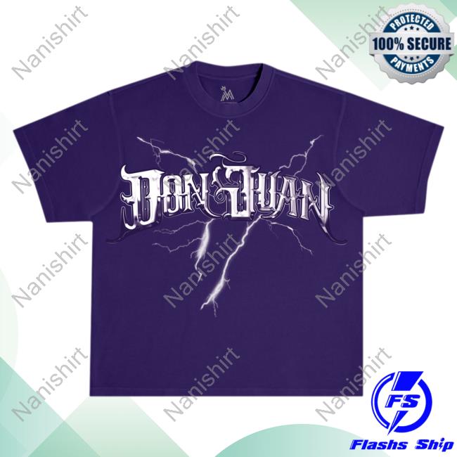 Official Maluma Merch Don Juan Vintage Purple Tee