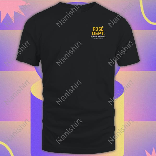 Rose Dept Tee BlackPink