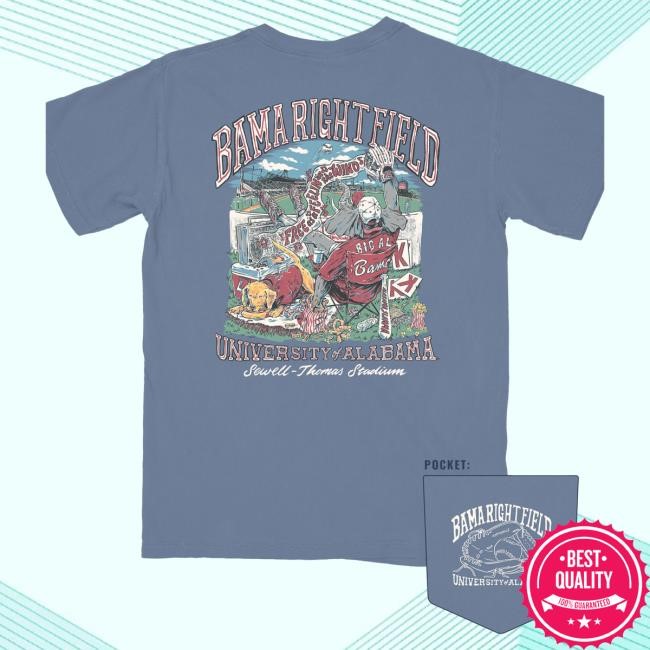 Official Jnj Apparel Store Bama Right Field Popover Shirt
