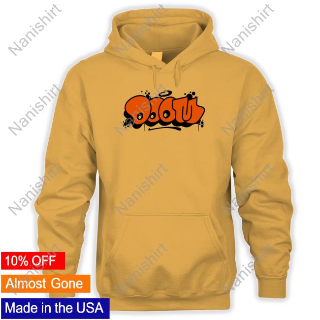 Mf Doom Throw Black & Orange Hoodie