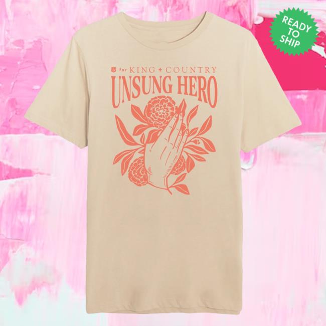 Official MerchBar for King and Country Unsung Hero Unisex Tees Merch Bar